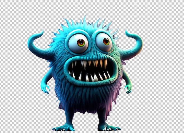 PSD 3d-halloween-monster