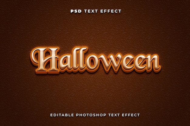 3d-halloween-texteffektvorlage