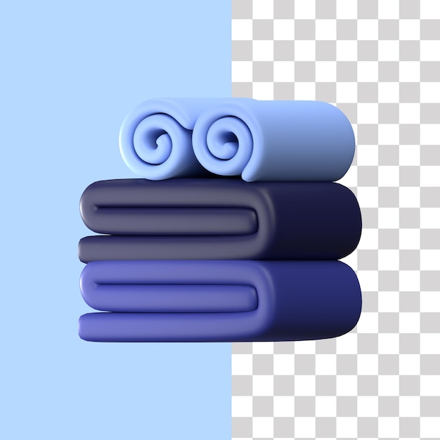 3D-Handtuchillustration