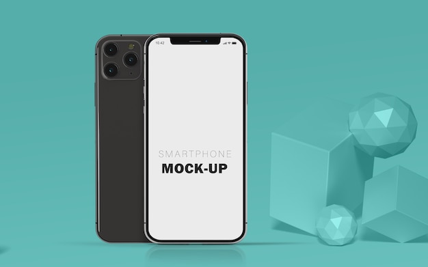 3D-Handy-Mock-up-Premium Kostenlos