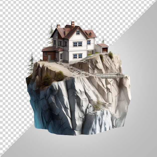 3d-haus-illustration in png