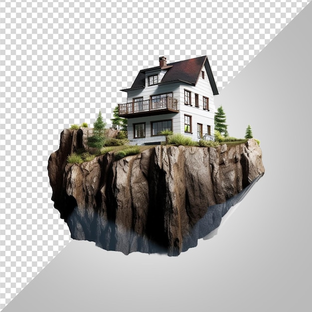 3d-haus-illustration in png