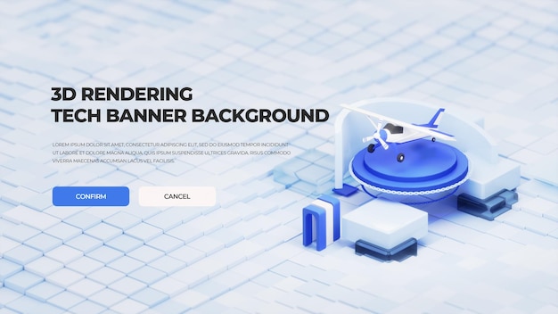 3d hd render background banner image