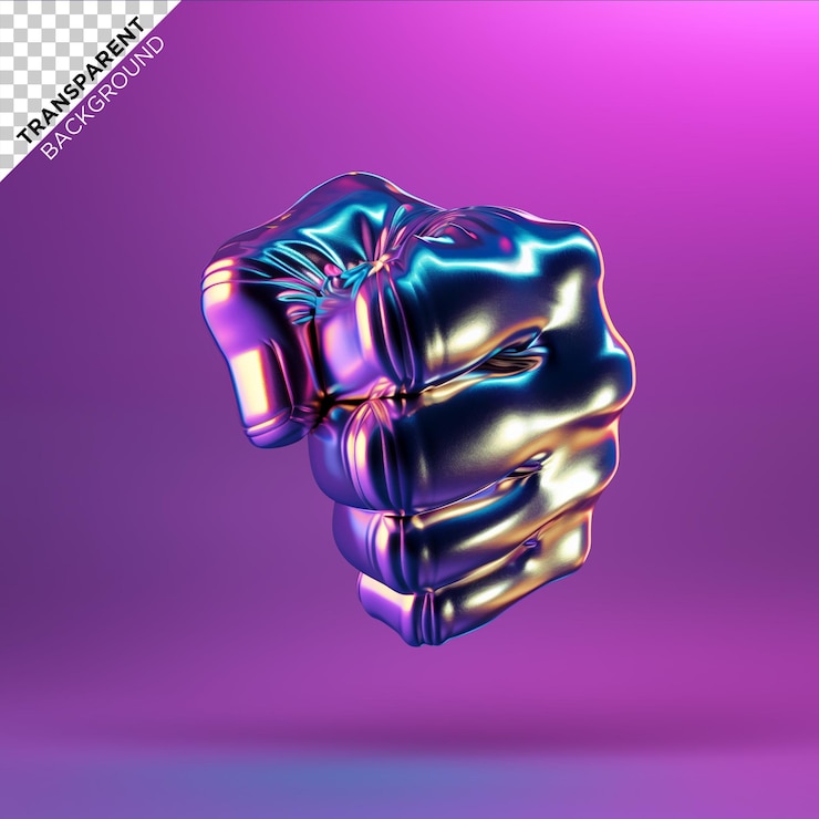 PSD 3d holographic hand gesture