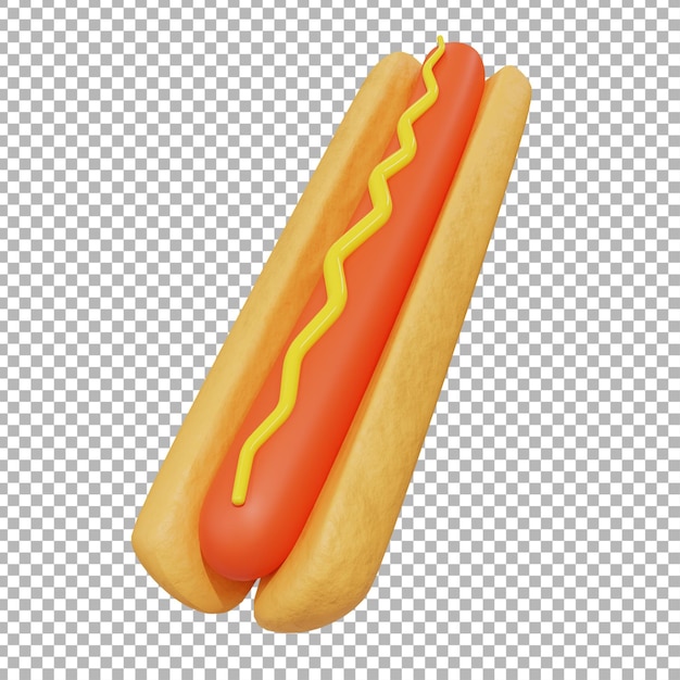 3d-hot-dog-illustration premium-design