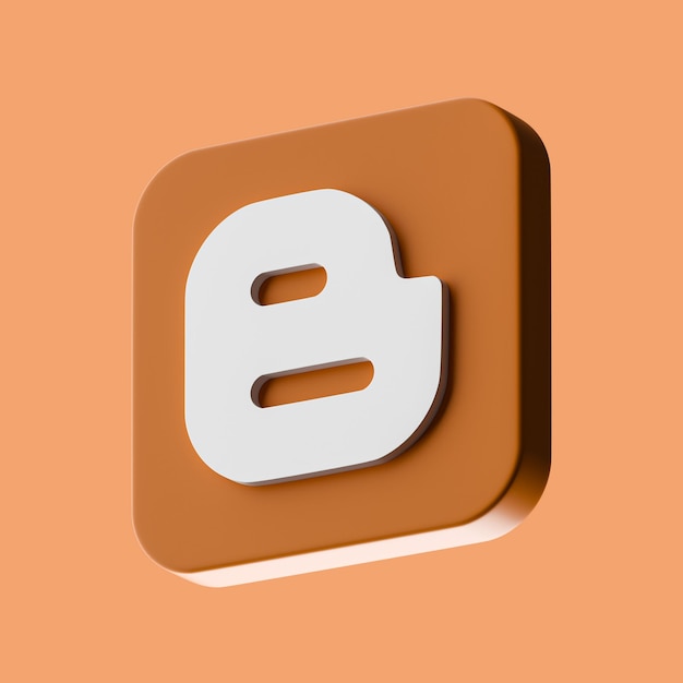 3d icon_Blogger