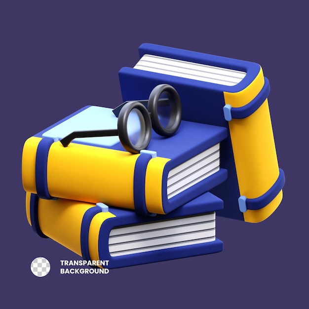 PSD 3d-icon-bücher