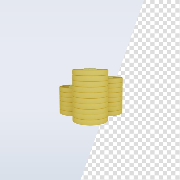 3d icon coin