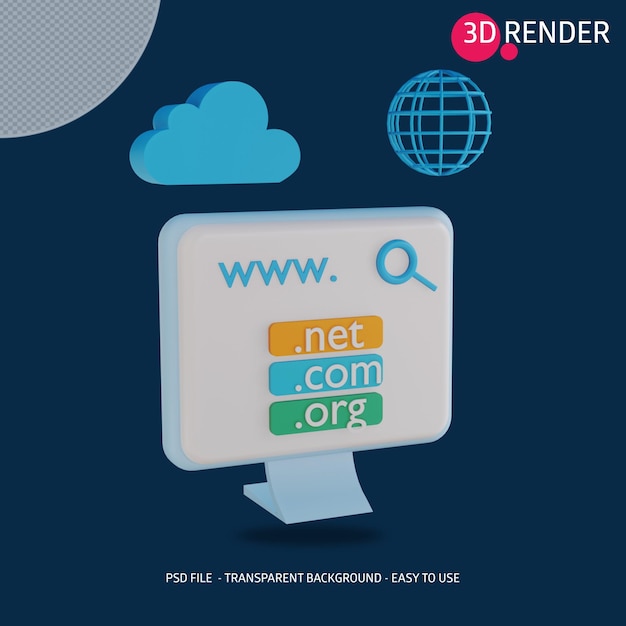 3D-Icon-Domain