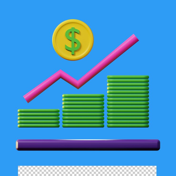 PSD 3d-icon-gewinn