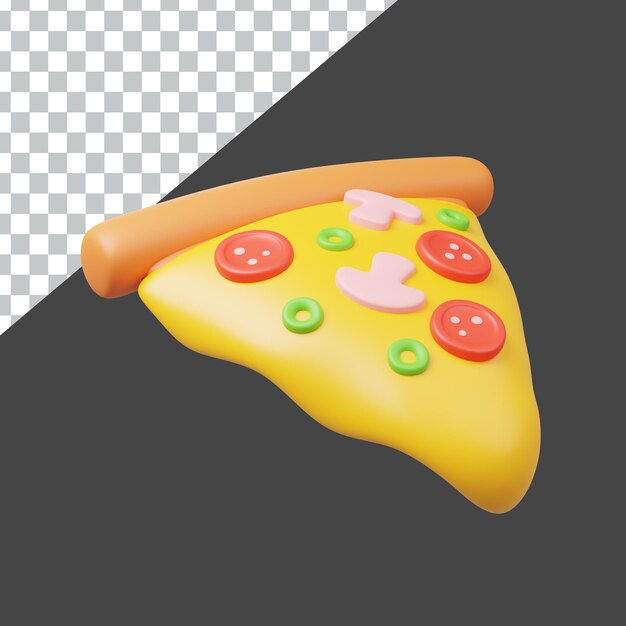 3D-Icon-Lebensmittel-Design-Illustration 3D