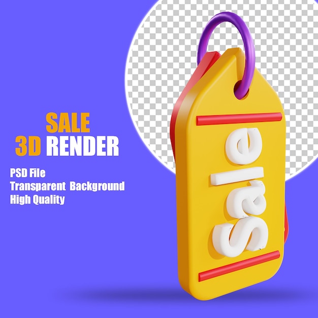 PSD 3d icon sale 2