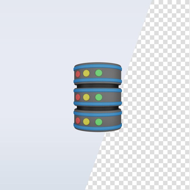 PSD 3d-icon-server-datenbank