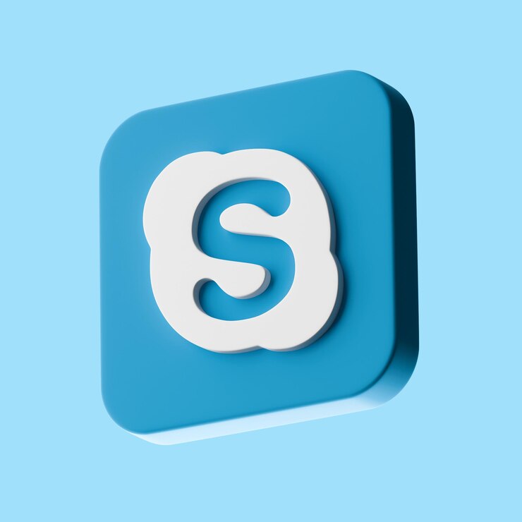 PSD 3d icon_skype