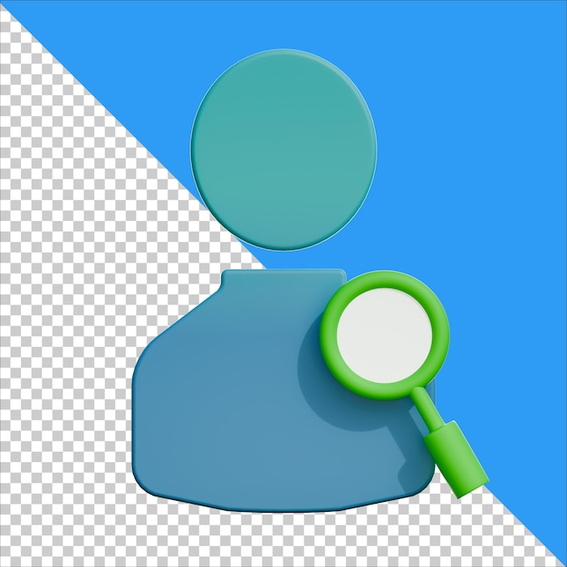 PSD 3d-icon-suchkonto