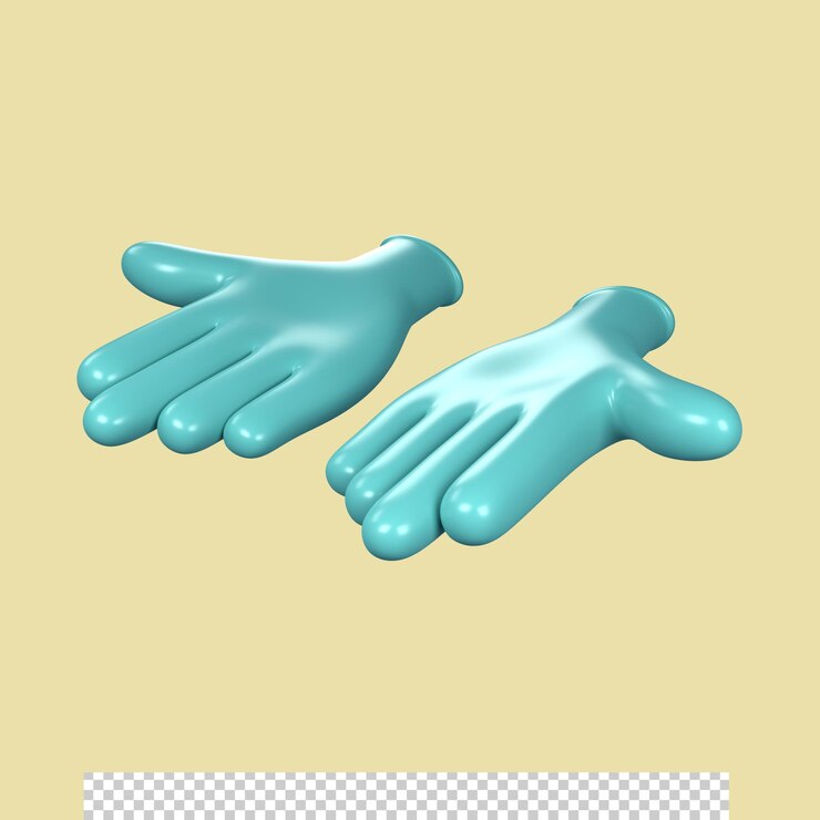 PSD 3d icon surgical gloves