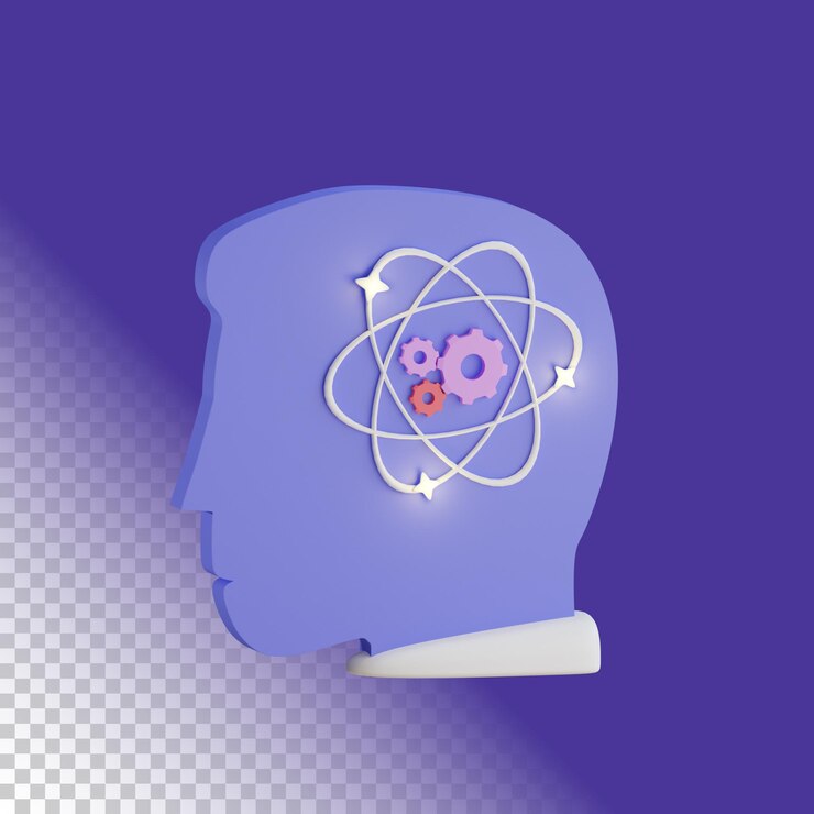 PSD 3d ícone brainstorming