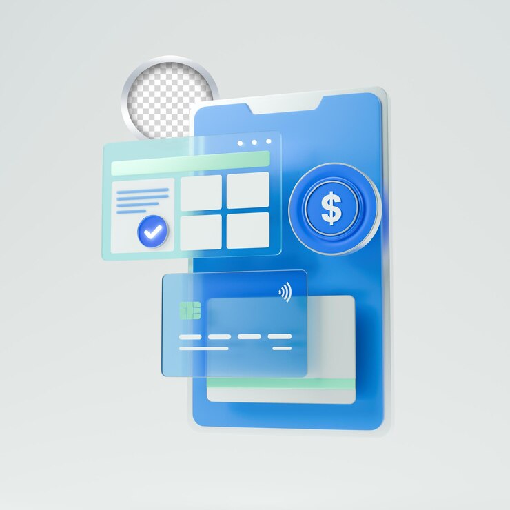 PSD un 3d iconos de análisis de marketing con el cencept financiero