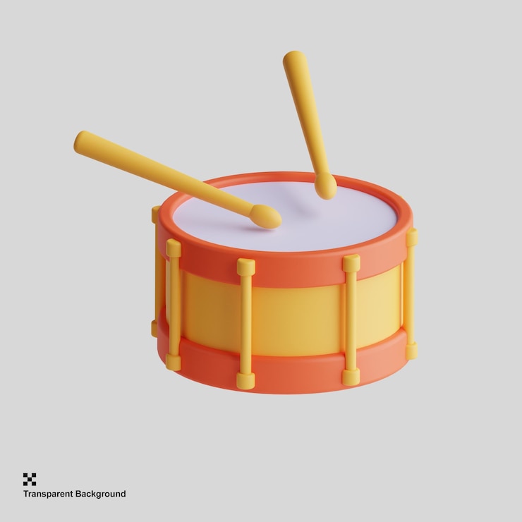 PSD 3d ikona bubnu