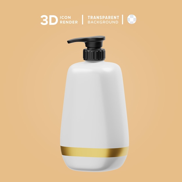 PSD 3d-ikonen, die von bosy gewaschen werden, illustration
