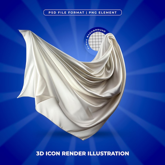 3D-Ikonen für das schwebende Gewebe