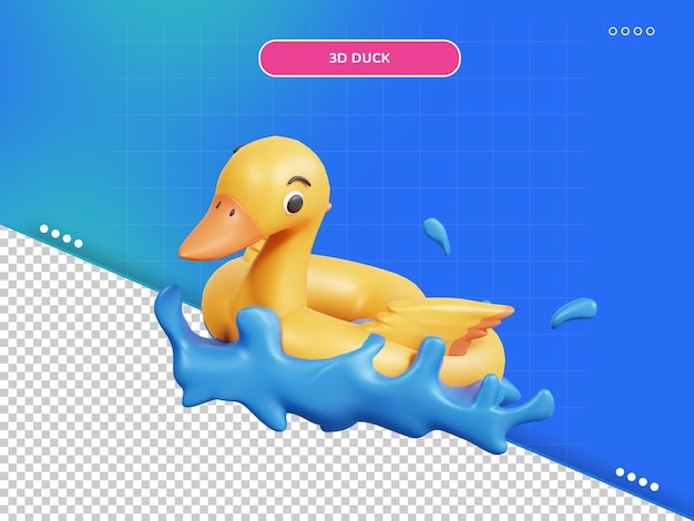 3d-ikonen für enten