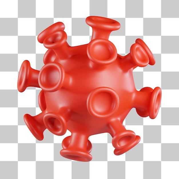 3D-Ikonen für Viren