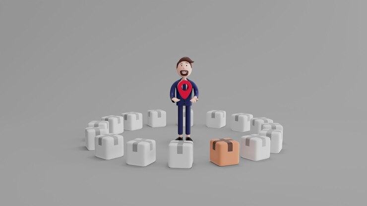 PSD 3d illustration cartoon character young travel man wearing sumbrero holding ice flask for picnic and smile, rendering