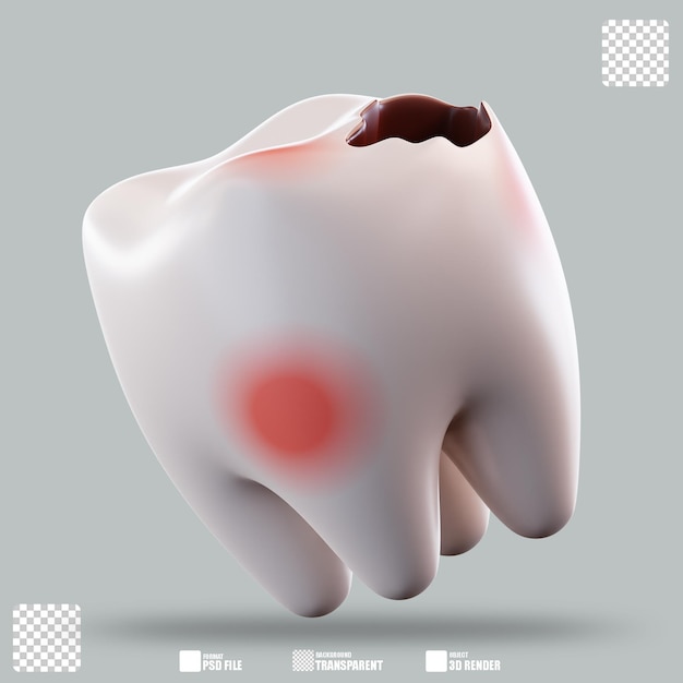 3D Illustration Cavity 3