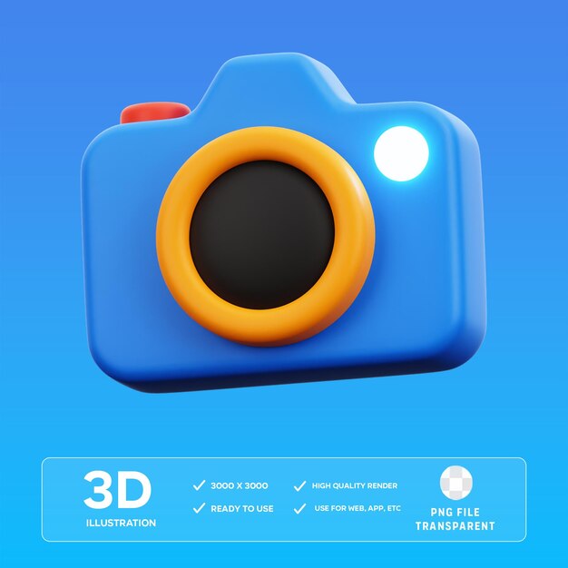 3D-Illustration der PSD-Kamera