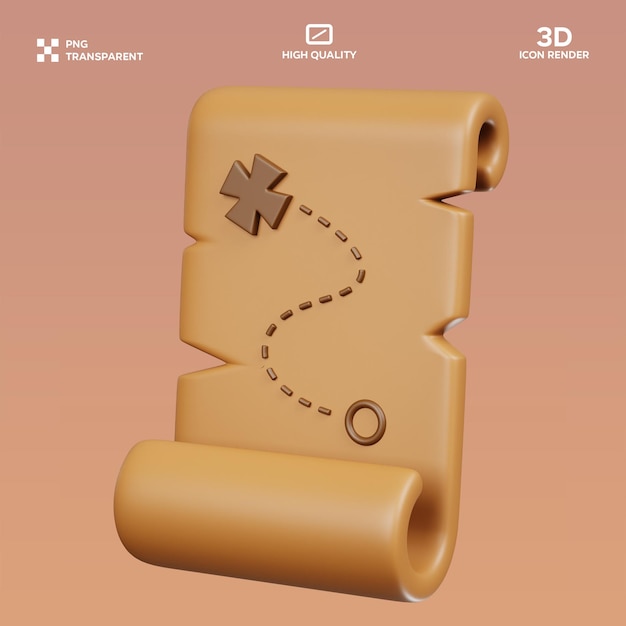 3D-Illustration der PSD-Karten