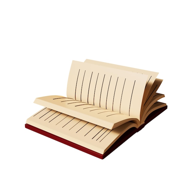 3D-Illustration der Schulelemente