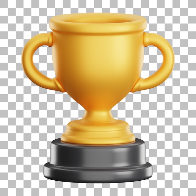 3D-Illustration der Trophäe
