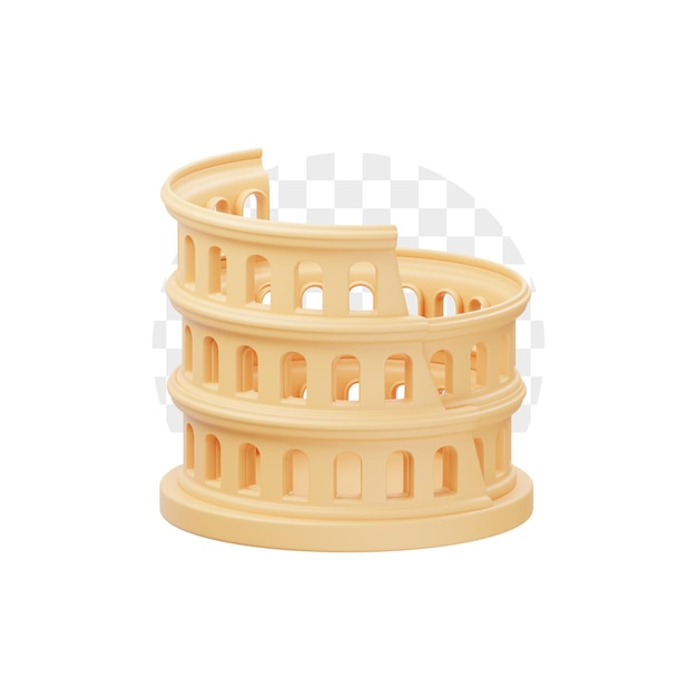 3D-Illustration des Kolosseums Roma