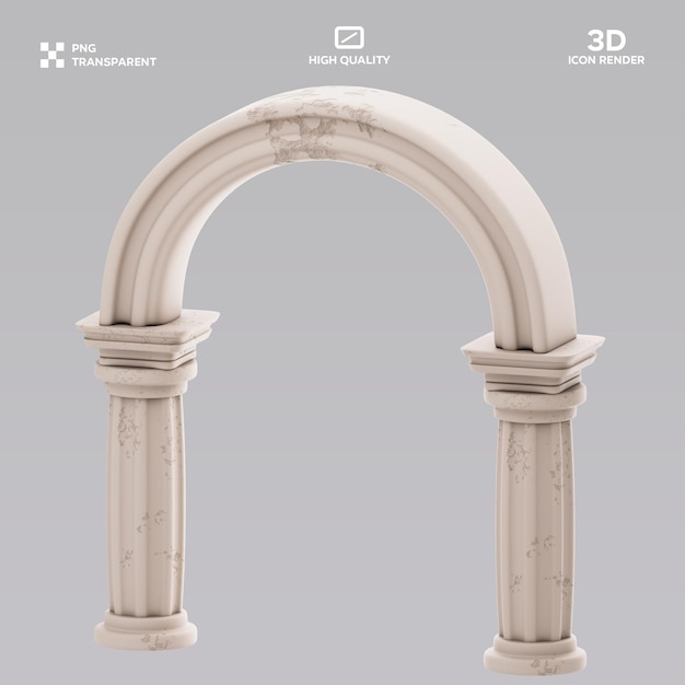 3D-Illustration des PSD-Bogens