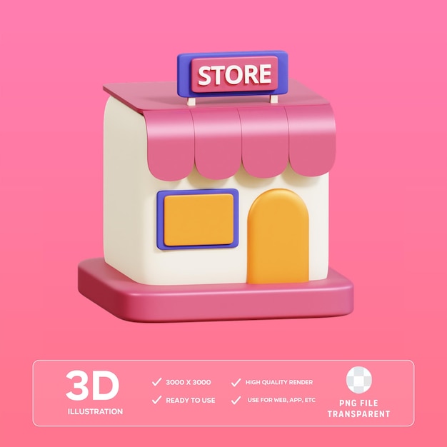 3D-Illustration des PSD-Speichers