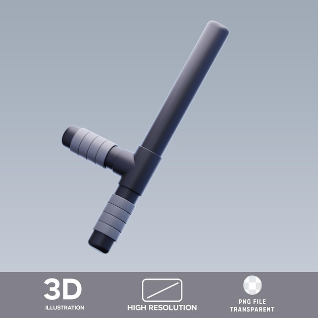 3D-Illustration des PSD-Stabs