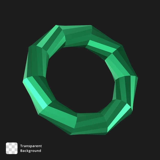 3D-Illustration eines abstrakten Objekts