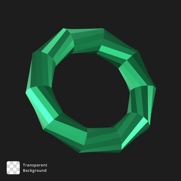 PSD 3d-illustration eines abstrakten objekts