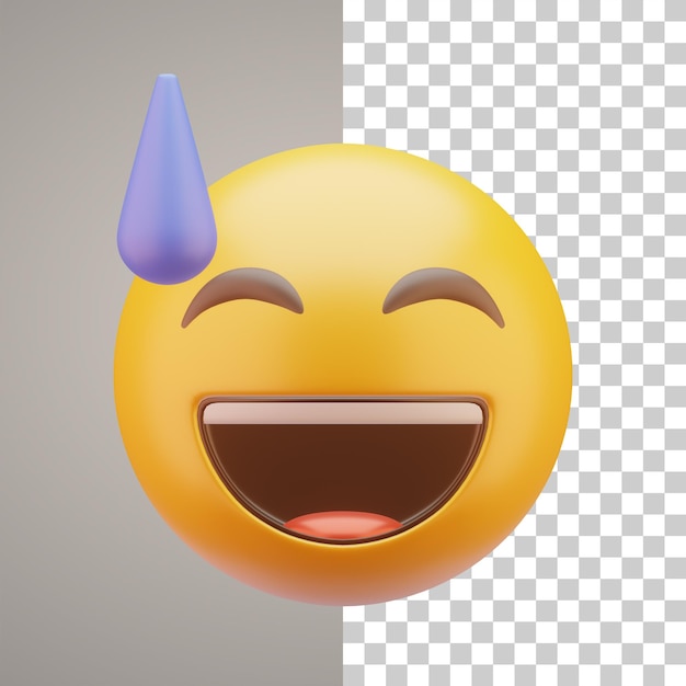 3D-Illustration Emoticon