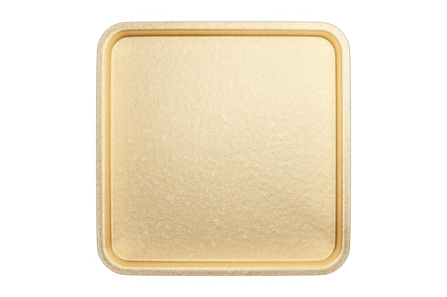 PSD 3d-illustration goldenes, glänzendes, elegantes ovales design für leere emblem-medaille und farbverlauf-lichteffekt auf der platte isoliert auf transparentem hintergrund