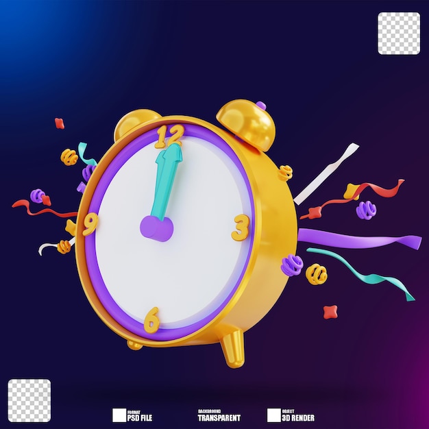 3d Illustration Horloge 3