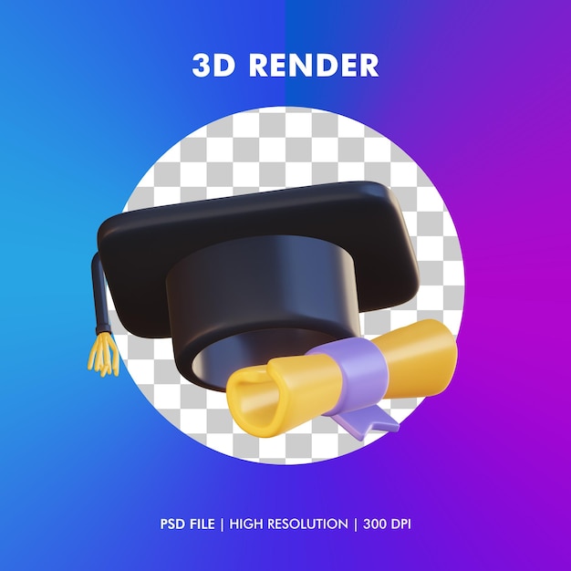 3D-Illustration isoliert