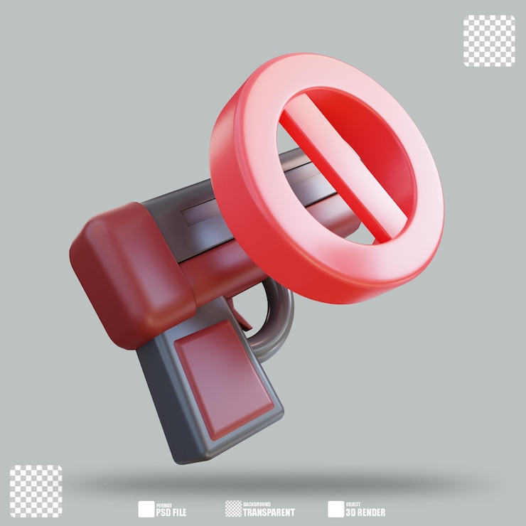 PSD 3d illustration no weapons 2