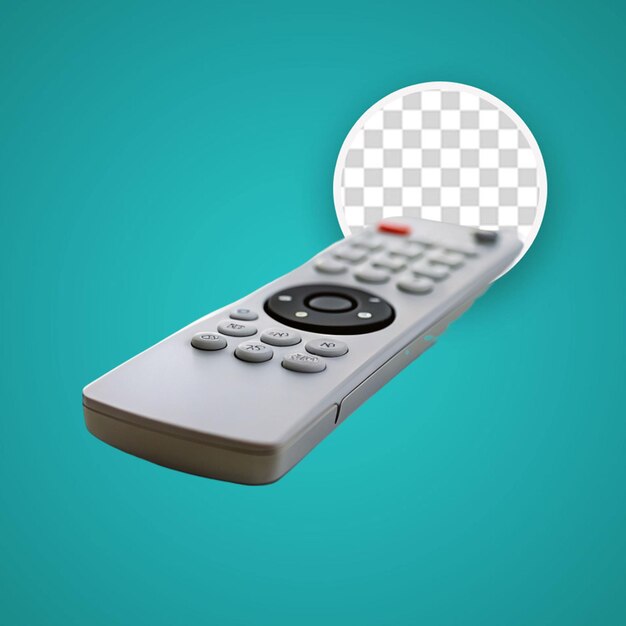 PSD 3d-illustration objekt-symbol remote-tv 3d-rendering-stil