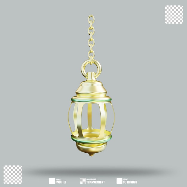 PSD 3d-illustration ramadan-laterne 2