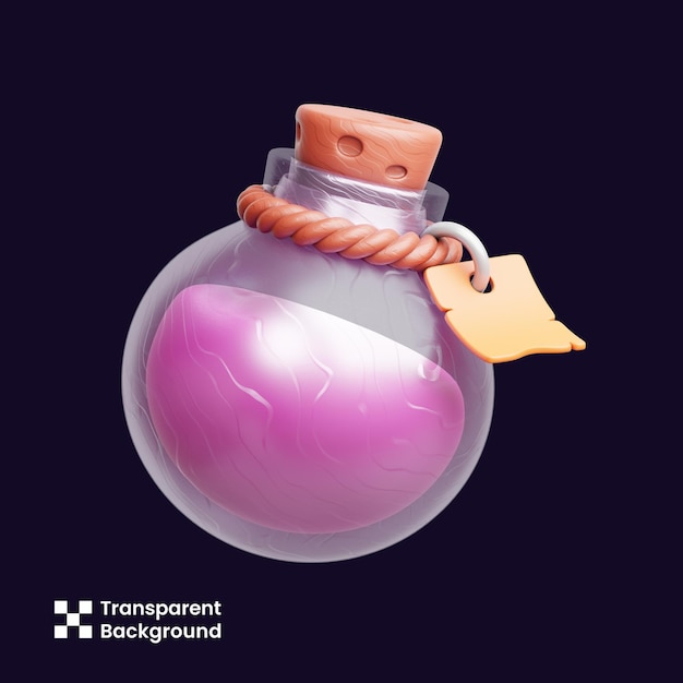 3D-Illustration von Trank