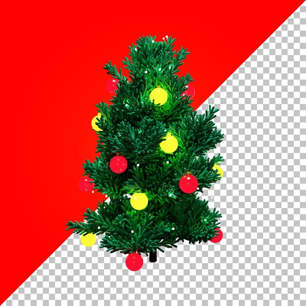 3d-illustration weihnachtsbaum