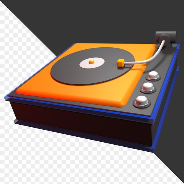 3d-illustrationen von dj