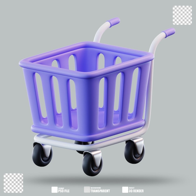 3D-Illustrationswagen 3
